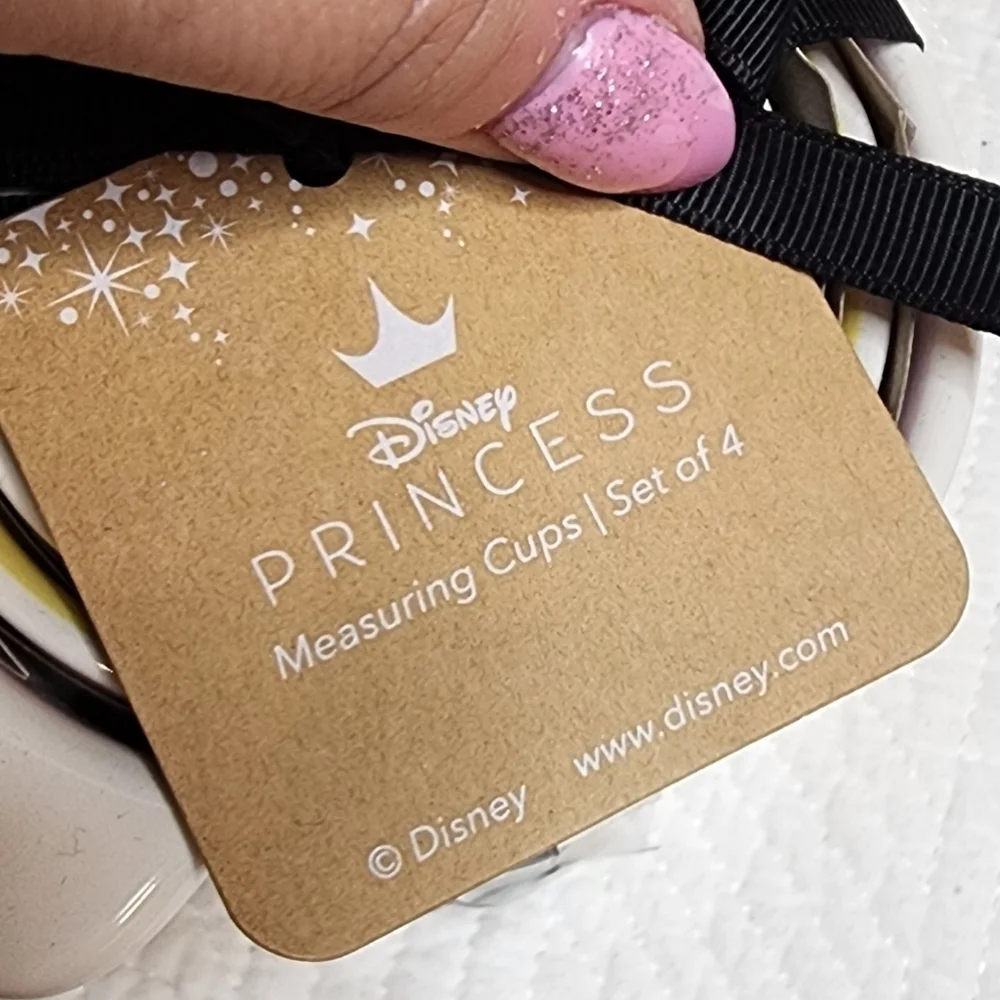 Rae Dunn Disney Princesses 4‎ ceramic measuring cups.  New!